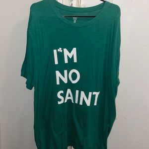 Men's I'm No Saint Old Navy Tee XXL